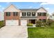Beautiful two-story home featuring a brick and siding exterior, well-maintained lawn, and double garage at 1792 Salina Dr, Avon, IN 46123
