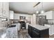 Updated kitchen featuring stainless steel appliances, granite countertops, and plenty of cabinet space at 1792 Salina Dr, Avon, IN 46123