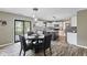Open concept kitchen and dining area perfect for gatherings and Gathering time at 1792 Salina Dr, Avon, IN 46123