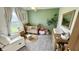 Bedroom with chair, crib, accent wall and dresser at 18017 Gasparilla Ct, Westfield, IN 46062