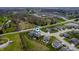 Aerial view of a residential neighborhood with well-manicured lawns and mature trees at 18488 Jaden Dr, Westfield, IN 46062