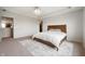Spacious primary bedroom with neutral walls, and carpet floors, perfect for relaxing at 18488 Jaden Dr, Westfield, IN 46062