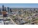 Aerial view of city showing apartments are close to hospitals and downtown at 226 N Cleveland St # 226C, Indianapolis, IN 46204