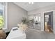 Serene bedroom with a large window and stylish decor, creating a cozy and relaxing atmosphere at 226 N Cleveland St # 226C, Indianapolis, IN 46204