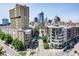 View of city with modern buildings and tree-lined streets, close to Mass Ave at 226 N Cleveland St # 226C, Indianapolis, IN 46204