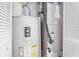Practical utility room featuring a water heater and HVAC system, essential for home comfort and maintenance at 226 N Cleveland St # 226C, Indianapolis, IN 46204