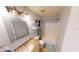 Clean bathroom with a shower and bathtub combination and modern fixtures at 2441 Longleaf Dr, Greenwood, IN 46143