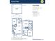 The Alder floor plan featuring 1415 sq ft, a two-car garage, three bedrooms, and two bathrooms at 2670 Marjorie Ln, Plainfield, IN 46168