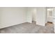 Neutral bedroom with soft carpet, closet, and ensuite bathroom providing a private retreat at 2712 Glade Ave, Plainfield, IN 46168