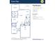 Bryson floor plan showing layout of the 1533 sq ft home with two bedrooms and two bathrooms at 2856 Piper Pl, Plainfield, IN 46168