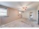 Bedroom featuring carpet flooring, neutral paint colors, an AC unit, and natural light at 3303 Busy Bee Ln, Indianapolis, IN 46227