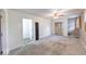 Bedroom featuring carpet flooring, a ceiling fan, and neutral paint colors throughout at 3303 Busy Bee Ln, Indianapolis, IN 46227