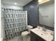 Bathroom features a vanity with sink, mirror, and a toilet at 3389 Grant Ct, Columbus, IN 47203