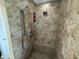 Modern tiled shower with dual shower heads and tile bench at 3389 Grant Ct, Columbus, IN 47203