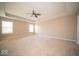 Spacious bedroom featuring a ceiling fan and carpet flooring at 4622 Crosby Buck Dr, Indianapolis, IN 46237
