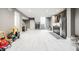 Spacious finished basement with built-in kitchenette, abundant play area, and easy stair access at 496 Bridgemont Ln, Carmel, IN 46032