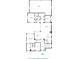 Detailed floor plan showcasing the layout of the home, including room dimensions at 496 Bridgemont Ln, Carmel, IN 46032