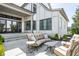 Spacious patio with comfortable seating, ideal for outdoor gatherings and relaxing at 496 Bridgemont Ln, Carmel, IN 46032