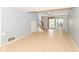 Open basement with light gray walls, white ceiling, tile floors, and stairs at 6017 E 52Nd Pl, Indianapolis, IN 46226