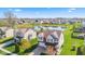Desirable neighborhood with lush lawns, a tranquil pond, and neatly arranged homes, creating a picturesque setting at 621 Sonoma Ln, Greenfield, IN 46140