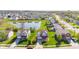 Desirable community with pond, green spaces, and neatly arranged homes with manicured lawns and inviting curb appeal at 621 Sonoma Ln, Greenfield, IN 46140