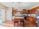 Kitchen featuring stainless steel appliances, island, and lots of cabinet space at 621 Sonoma Ln, Greenfield, IN 46140
