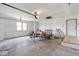 Spacious garage with a trailer and wooden ramp at 6519 Rothchild Blvd, Indianapolis, IN 46278