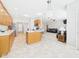 Spacious kitchen featuring an island, lots of cabinet space, and an open design for a seamless flow to the living area at 6606 Colt Ln, Anderson, IN 46013