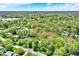 Scenic aerial view of a residential area with mature trees enhancing the neighborhood's appeal at 70 Williamsburg Ct, Zionsville, IN 46077