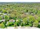 Expansive aerial view showcasing mature trees and residential homes, perfect for nature lovers at 70 Williamsburg Ct, Zionsville, IN 46077