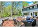 Beautiful deck featuring outdoor seating with nature views at 70 Williamsburg Ct, Zionsville, IN 46077