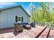 Wood deck with outdoor seating area and fire pit, ideal for outdoor relaxation at 70 Williamsburg Ct, Zionsville, IN 46077