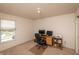 Bedroom with a window view and desk space for work or study at 717 Driftwood Cir, Danville, IN 46122