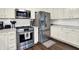 Kitchen showcases stainless steel appliances and countertop space at 731 Oak Dr, Greenwood, IN 46142