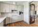 This kitchen features shaker cabinets and stainless steel appliances at 8083 Easton Ln, Zionsville, IN 46077