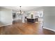 Well-lit living area highlighting the open layout connecting the dining and kitchen spaces at 961 Parkside Dr, Columbus, IN 47203