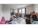 Bedroom features natural light and generous closet space for organized living at 9855 Haven Ct, Indianapolis, IN 46235