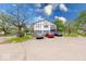 Three-car garage provides ample parking and storage for this well-situated home at 9855 Haven Ct, Indianapolis, IN 46235