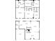 Detailed floor plan showcasing the layout of the home's two floors, including room dimensions at 10362 Delphi Ct, Fishers, IN 46038