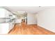 Bright kitchen features white cabinets, granite countertops, and stainless steel appliances at 10362 Delphi Ct, Fishers, IN 46038
