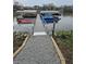 Private boat dock access with boat lifts, ideal for waterfront living and boating enthusiasts at 11264 Fonthill Dr, Indianapolis, IN 46236