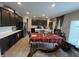 Dining room featuring modern finishes and a large table, perfect for gatherings and meals at 1303 Eton Way, Avon, IN 46123