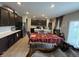 Dining room featuring modern finishes and a large table, perfect for gatherings and meals at 1303 Eton Way, Avon, IN 46123