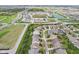 Aerial view of a neighborhood with easy access to shopping and highways at 1361 Trescott Dr, Westfield, IN 46074