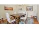 Elegant dining room featuring a wooden table, chandelier, and tasteful decor at 1361 Trescott Dr, Westfield, IN 46074