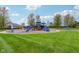 Community playground with colorful slides and play equipment, perfect for recreation at 1361 Trescott Dr, Westfield, IN 46074