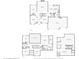 Detailed floor plan showcasing layout of the home, including the basement, first and second floors at 14323 Chariots Whisper Dr, Carmel, IN 46074