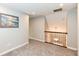 The upstairs hallway has neutral walls and carpet flooring at 17066 Cole Evans Dr, Noblesville, IN 46060