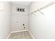 Functional laundry room, blending practicality with clean design for efficient chores at 17066 Cole Evans Dr, Noblesville, IN 46060