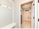 Charming mud room with decorative tile and functional storage, blending style with practicality at 17066 Cole Evans Dr, Noblesville, IN 46060